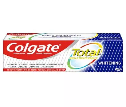 Colgate Total Wybielanie Зубная паста, 75 ml