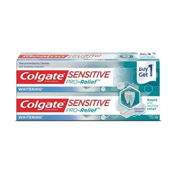 Colgate Зубная паста Sensitive Pro Relief Whitening 110 г. Двойная упаковка, Silver, white
