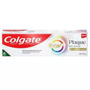 Colgate Зубная паста Total Plaque Release Gentle Mint 95 г, White
