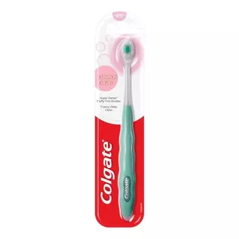 Colgate Зубная щетка Cushion Clean, 1 шт, Green