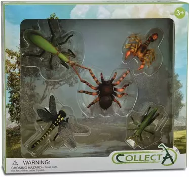Collecta, Коллекционная фигурка, набор насекомых в упаковке, 5 шт., кат. № 89135.