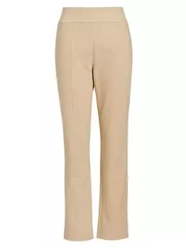 COLLECTION Трикотажные укороченные брюки прямого кроя Saks Fifth Avenue