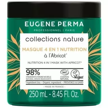 Collections Nature Маска 4 в 1 Apricot Nutrition Organic 250мл, Eugene Perma