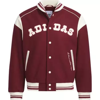 COLLEGIATE BOMBER куртка женская темно-красная/светло-бежевая Adidas Originals
