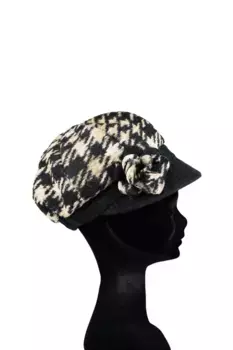 COLLEZIONE ALESSANDRO Кепка "гусиные лапки", коричневый