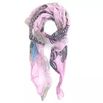 COLLEZIONE ALESSANDRO модный шарф "Орнамент" с цветочным мотивом, лиловый