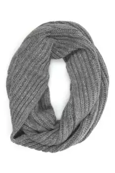 COLLEZIONE ALESSANDRO Петля Softy, производство Италия, с блестящей пряжей, серый