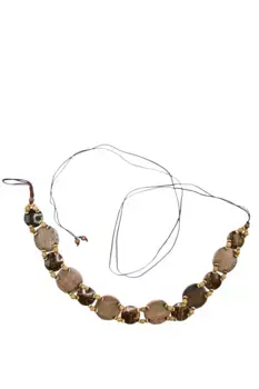 COLLEZIONE ALESSANDRO Поясной ремень "Кокос", деревянный ремень для завязывания, коричневый