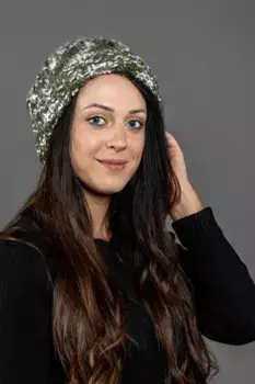 COLLEZIONE ALESSANDRO шапка-ушанка "Baila", хаки