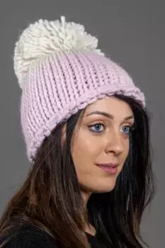 COLLEZIONE ALESSANDRO шапка-ушанка "Lola", цвет Rose