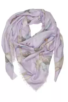 COLLEZIONE ALESSANDRO Шарф XXL "Амур", формата XXL с ангелочками-стрелками Купидона, цвет Flieder