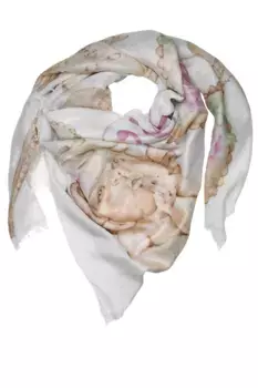 COLLEZIONE ALESSANDRO Шарф XXL "Raphael", формата XXL с ангелами Рафаэля Love, белый