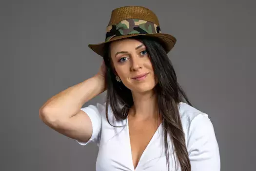 COLLEZIONE ALESSANDRO Trilby "Expedition" (1 штука), ручная работа в Италии, коричневый