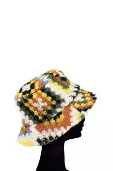 COLLEZIONE ALESSANDRO вязаная шапка "прихватка", бежевый