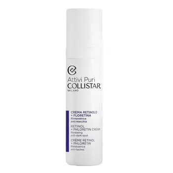 Collistar, Attivi Puri Retinol + Phloretin Cream, обновляющий крем против обесцвечивания, 50 мл