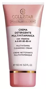 Collistar, Линия для нормальной и сухой кожи, мультивитаминный очищающий крем, 150 мл