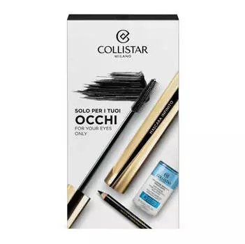Collistar Набор Тушь для ресниц Infinito Extra Nero тушь для ресниц 11мл + Карандаш Matita Kajal Черная подводка для глаз 1,2мл + Двухфазный раствор для снятия макияжа 35мл