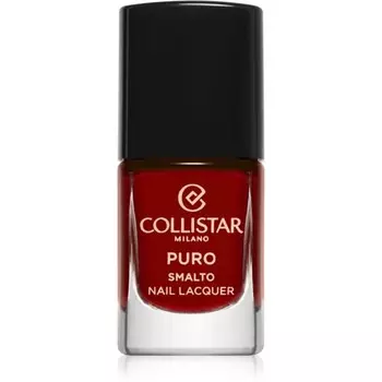 Collistar Puro Long-Lasting Nail Lacquer стойкий лак для ногтей оттенок 111 Rosso Milano 10 мл