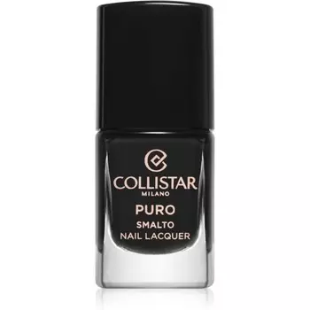 Collistar Puro Long-Lasting Nail Lacquer стойкий лак для ногтей оттенок 313 Nero Intenso 10 мл
