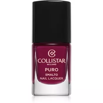 Collistar Puro Long-Lasting Nail Lacquer стойкий лак для ногтей оттенок 114 Теплый лиловый 10 мл