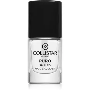 Collistar Puro Long-Lasting Nail Lacquer стойкий лак для ногтей оттенок 301 Cristallo Puro 10 мл