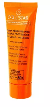Collistar, Солнцезащитный крем для тела и лица SPF 50, 100 мл