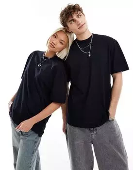 COLLUSION – Черная футболка унисекс