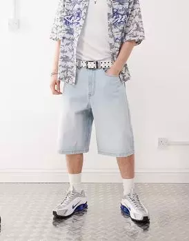 COLLUSION джинсовые шорты для скейтбординга в светлом цвете