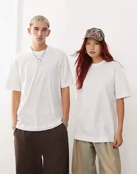 COLLUSION Футболка белая унисекс