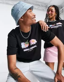 COLLUSION футболка унисекс с принтом