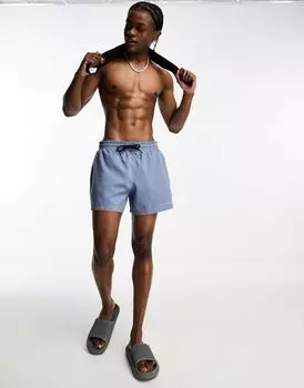 COLLUSION – Короткие плавки синего цвета