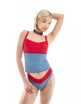 COLLUSION – Красочные плавки бикини в стиле ретро, часть комплекта