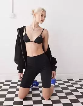 COLLUSION леггинсы короткие черного цвета