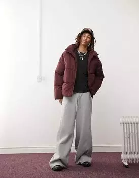 COLLUSION Пуховик бордового цвета