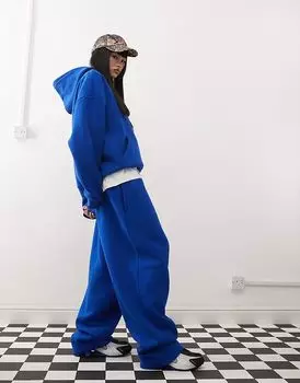 COLLUSION свободные джоггеры синего цвета