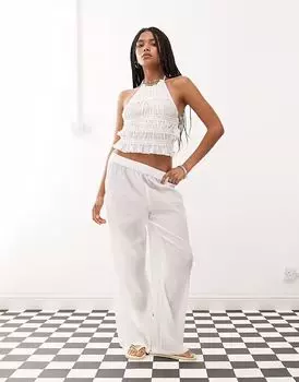 COLLUSION текстурированные широкие брюки-комбинезон