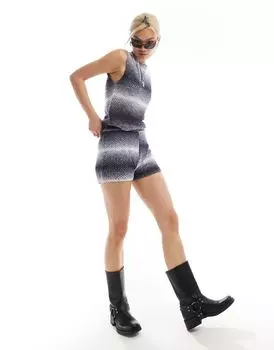 COLLUSION – трикотажные шорты серого цвета в тон