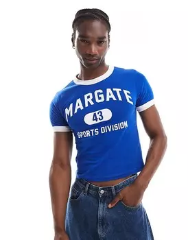 COLLUSION — укороченная футболка с окантовкой и надписью «Маргейт»