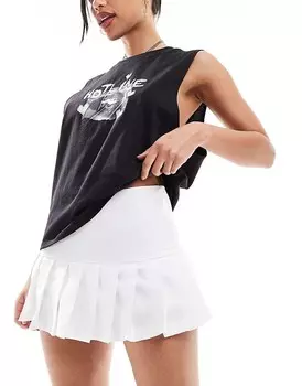 COLLUSION – Ultimate – Элегантная мини-юбка со складками белого цвета =f