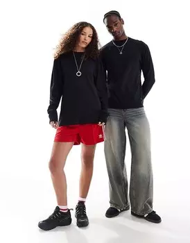 Collusion – Унисекс – Черная футболка с длинным рукавом