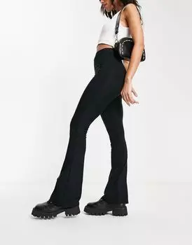 COLLUSION - Узкие черные расклешенные леггинсы