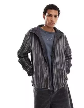 COLLUSION - Ветровка Текстурированный Серый