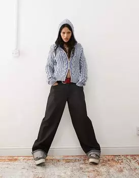 COLLUSION X001 джинсы с антипригарным покрытием черного цвета (часть комплекта)