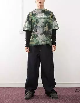 COLLUSION X003 джинсы с широкими штанинами в цвете «Rinewash»