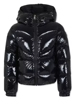 Colmar Kids куртка с логотипом-нашивкой, черный