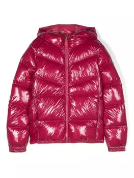 Colmar пуховик с капюшоном и нашивкой-логотипом, розовый