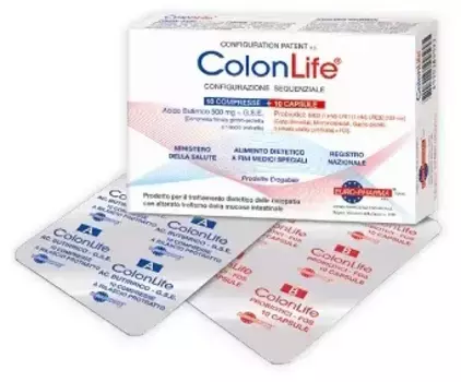Colonlife Добавка для лечения холеопатии 10 таблеток + 10 капсул