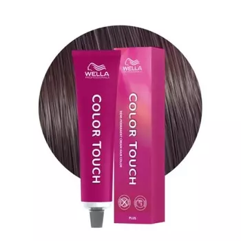 Color Touch Plus 55/06 Интенсивный натуральный фиолетовый светло-коричневый 60 мл Wella