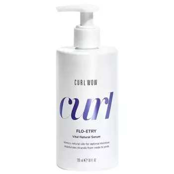 Color WOW Curl Flo-Etry Vital Natural, Сыворотка для вьющихся волос, сильно увлажняющая, 295мл Inna Marka