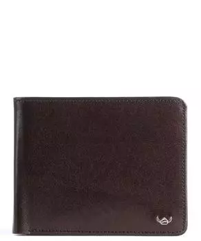 Colorado RFID RFID-кошелек из мелкозернистой яловой кожи Golden Head, бордовый